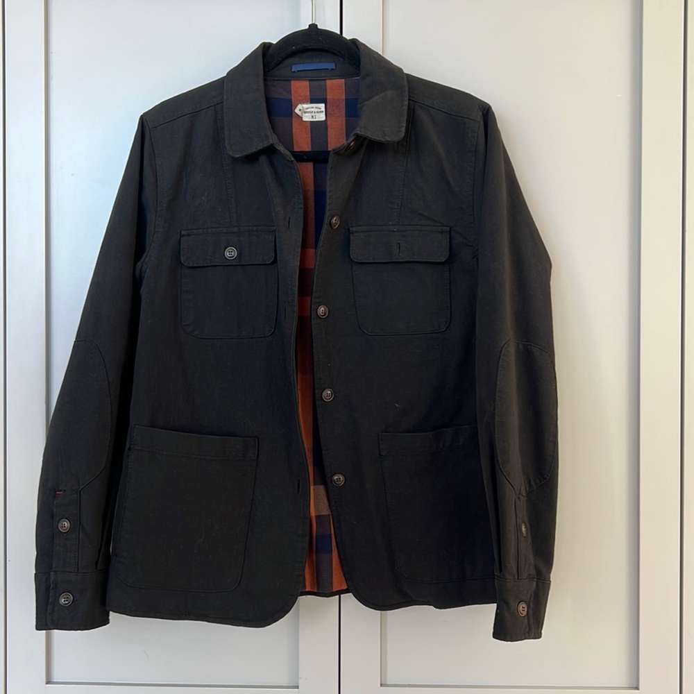 Never worn jacket. Purchased from Iron & Resin. No tag.